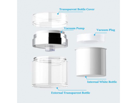 Pot cosmétique airless PMMA WH