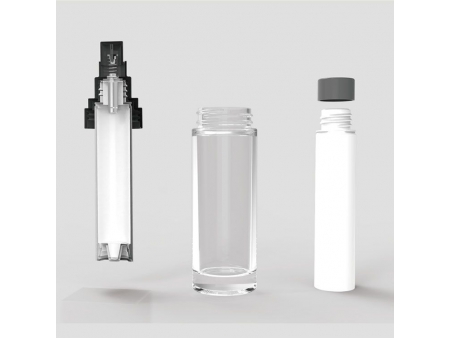 Flacon airless en verre rechargeable, SK201