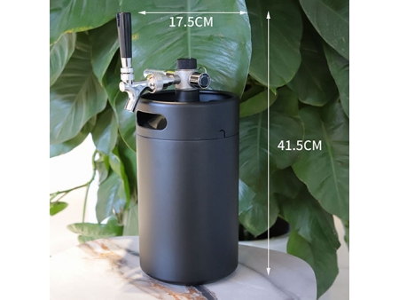 Fût à double paroi de 4L avec tireuse de CO₂