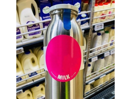 Bouteille de lait réutilisable en acier inoxydable 1.5L