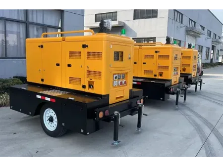 Unité mobile de générateur d’énergie et de pompe de drainage