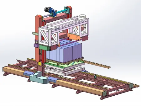 Coupeuse Verticale à Portique à Une Tête avec Table Rotative