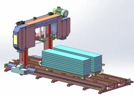 Coupeuse Horizontale à Portique à Double Voie