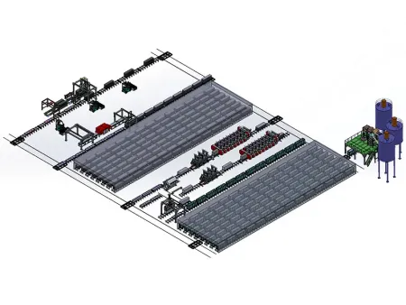 Ligne de Coupe de Blocs de Béton