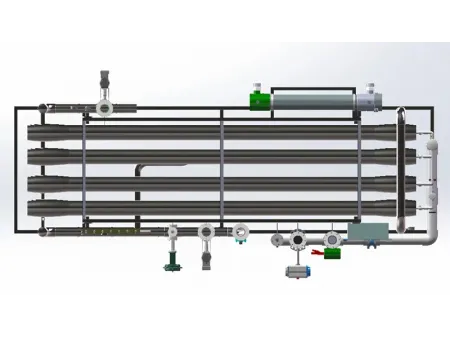 Système de filtration membranaire par nanofiltration / Système de nanofiltration / Unité de nanofiltration