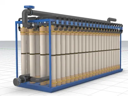 Système d'ultrafiltration en membranes / Système de membranes d'ultrafiltration / Système membranaire d'ultrafiltration