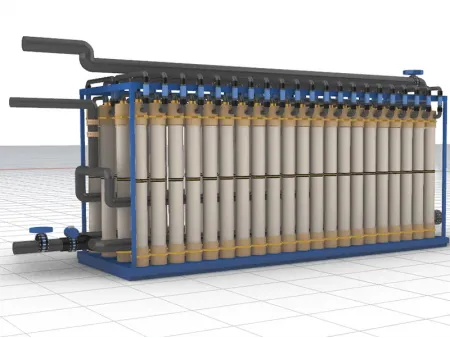 Système d'ultrafiltration en membranes / Système de membranes d'ultrafiltration / Système membranaire d'ultrafiltration