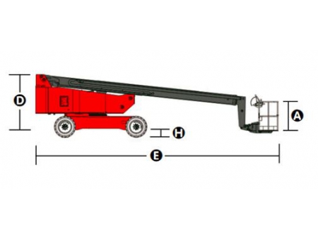 Nacelle automotrice à flèche télescopique, série HT200/HT215J / Nacelle télescopique automotrice