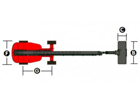 Nacelle automotrice à flèche télescopique, série HT200/HT215J / Nacelle télescopique automotrice