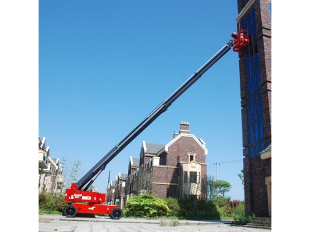 Nacelle automotrice à flèche télescopique, série HT330/HT350J / Flèche télescopique / Nacelle de chantier télescopique