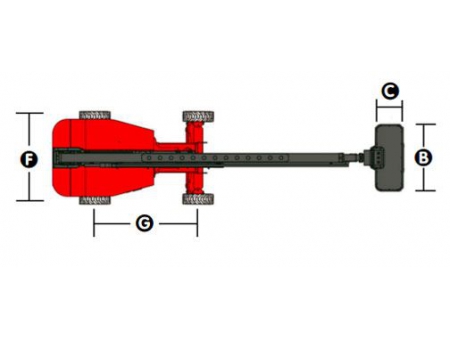 Nacelle automotrice à flèche télescopique, série HT330/HT350J / Flèche télescopique / Nacelle de chantier télescopique