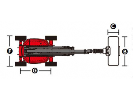 Nacelle à flèche articulée, HZ180JRT/HZ200JRT/HZ260JRT / Nacelle à bras articulé automotrice / Nacelle articulée sur pneus