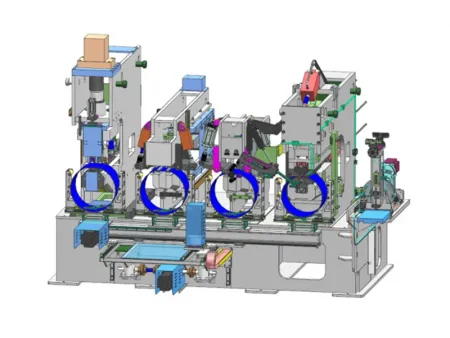 Machine d'ébavurage, de planage, de découpe et d’arrondissage