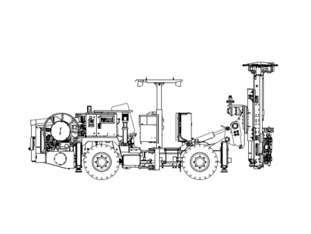 Foreuse hydraulique jumbo, CYTC76  (pour l’exploitation minière)