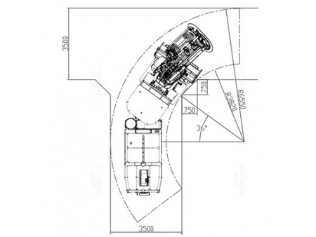 Foreuse hydraulique jumbo avec changeur de tige automatique, CYTC76  (pour l’exploitation minière)