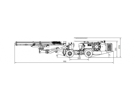 Foreuses hydrauliques jumbo, CYTJ45B  (pour tunnels et excavation de cavernes)