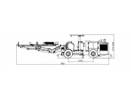 Foreuses hydrauliques jumbo, CYTJ45D  (pour tunnels et excavation de cavernes)