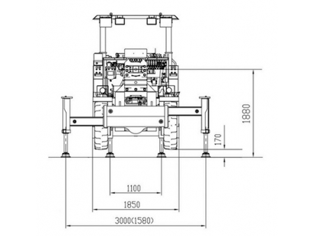 Foreuse hydraulique jumbo de boulonnage, CYTM41/2 (HT91)