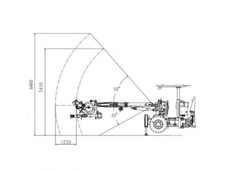 Foreuse hydraulique jumbo de boulonnage, CYTM41/2 (HT91)