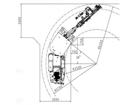 Foreuse hydraulique jumbo de boulonnage, CYTM41/2 (HT91)