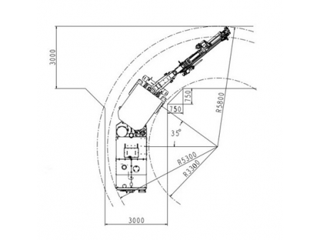 Foreuse hydraulique jumbo de boulonnage, CYTM41/2 (HT92)