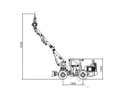 Scaler pour mines souterraines, XMPYT56.5/32  (Machine d’écaillage pour mines)