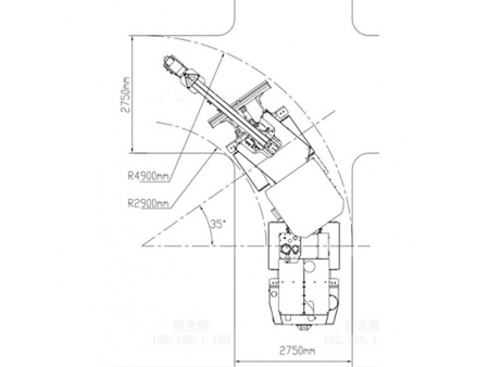 Scaler pour mines souterraines, XMPYT-60/325  (Machine d’écaillage pour mines)