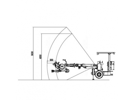 Foreuse hydraulique jumbo de boulonnage, CYTM41/2 (HT92)