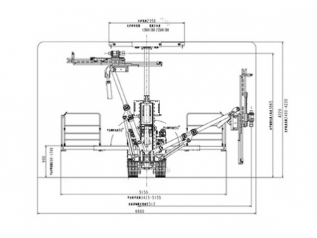 Jumbo hydraulique de boulonnage, CMM2-33  (pour mine de charbon)