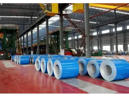 Tôles et bobines d'acier prélaqué