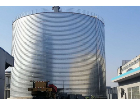 Silos à fond plat