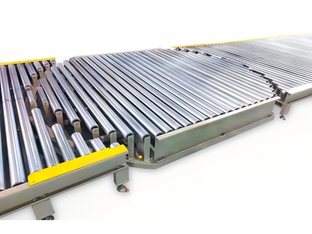 Convoyeur à Plateforme Tournante à Rouleaux Motorisés