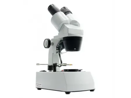 Microscope pour la gemmologie avec bras vertical
