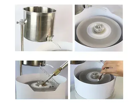 Machine à facettes pour pierres précieuses / Facetteuse
