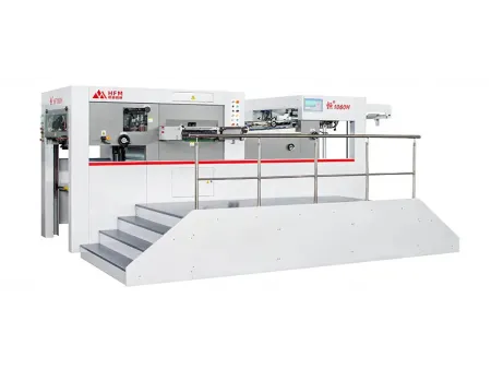Machine de découpe et rainage automatique à plat / Découpeuse raineuse à plat automatique