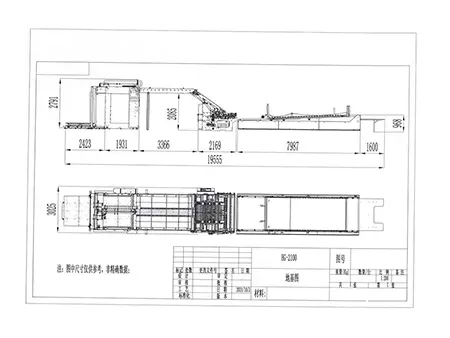 Machine de lamination automatique à grande vitesse pour carton ondulé