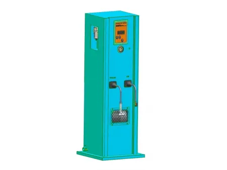 Borne de gonflage de pneus / Gonfleur pour station-service