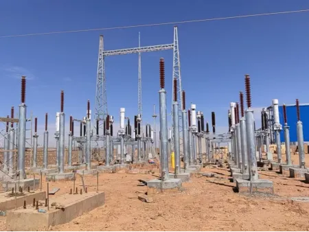 Sous-station électrique / Poste de transformation hydroélectrique / Poste électrique