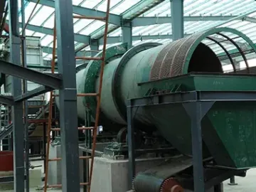 Tambour d’enrobage rotatif