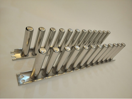 Moule inox Vitaline à 8-12 cavités pour ligne de bâtonnets de crème glacée