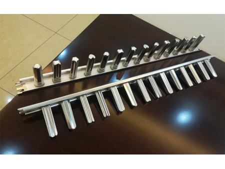 Moule à glace en acier inoxydable Vitaline 14 cavités pour ligne de production de glaces sur bâtonnets