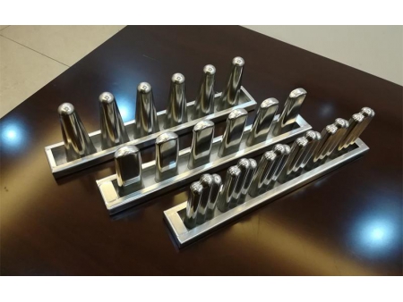 Moule inox 6 cavités pour bâtonnets de crème glacée