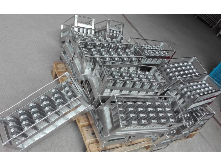 Moule manuel 4×6 en acier inoxydable pour équipement de crème glacée