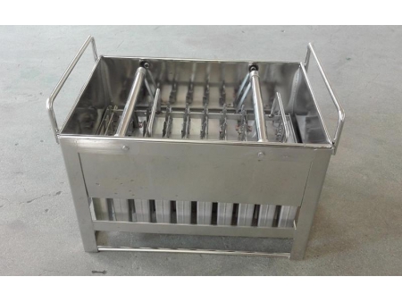 Moule manuel 5×10 en inox pour équipement de crème glacée congelée, sucette glacée