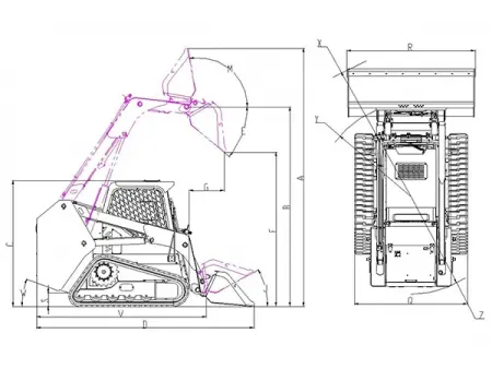 Chargeuse compacte électrique ST30130TEV
