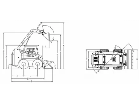 Chargeuse compacte sur pneus JC75