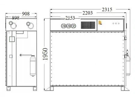 Armoire de Stockage d’Énergie (600-876 VDC)