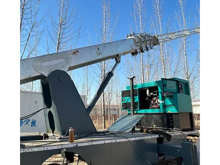 Cell On Wheels (COW) / Pylône télescopique portable de communication