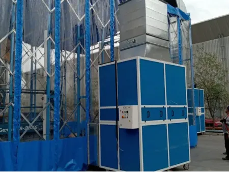 Cabine de peinture rétractable