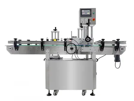 Étiqueteuse automatique pour bouteilles rondes